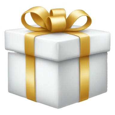 a white gift sticker