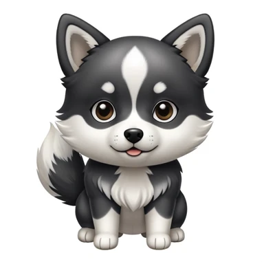 Alaskan Klee Kai dog sticker