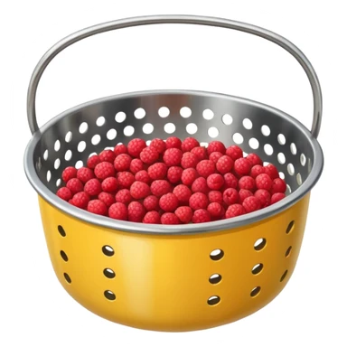 Un tamis avec des trous pour tamiser des baies de sichuan sticker