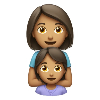 Family, male, female, child sticker