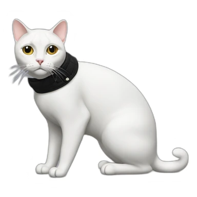 Balenciaga fashionable cat sticker