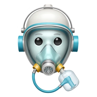 emergency oxygen mask sticker