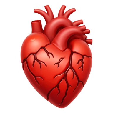 Toxic red Heart
 sticker