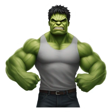 Hulk To Change Tony star sticker