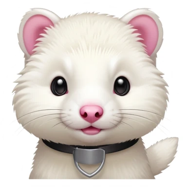 Furet blanc sticker