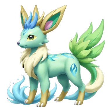 Manectric-Skiddo-Leafeon-Suicune-Virizion-Zygarde-fusion-hybrid-creature  sticker