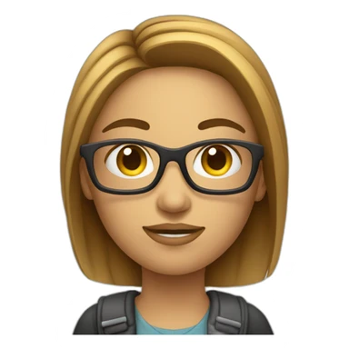 Ux/ui designer girl sticker