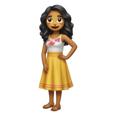 Chica enamorada  sticker