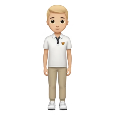 White collared shirts underneath Dark chino pants Comfortable sneakers/loafers Minimalist company logo pin on left chest Designed for outdoor mobility while maintaining professional cohesion. Need any specific adjustments?  sticker