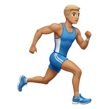 person running sticker