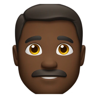 big-dark-skinned-buff-man sticker