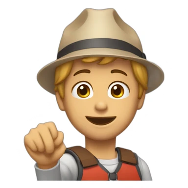 Cara de asombro de celebracion sticker