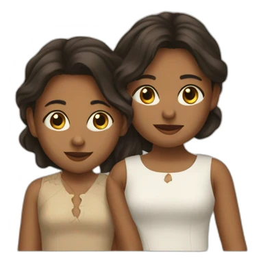 Amaya et Marie-Louise sticker