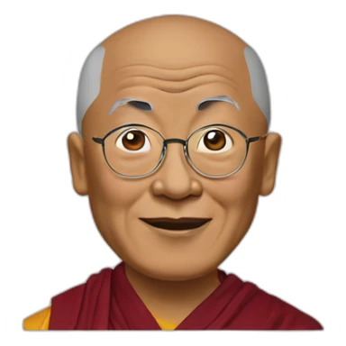 Dalai Lama sticker