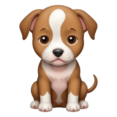 Pibble puppy sticker