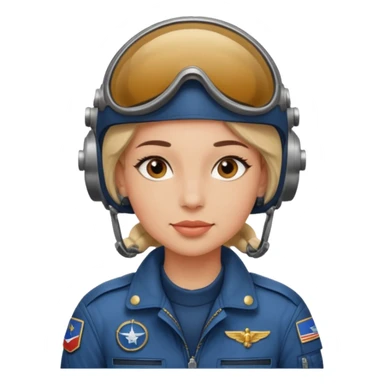 pILOT with earrings 
 sticker