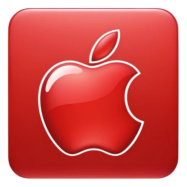 Apple logo sticker