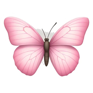 Light pink butterfly  sticker
