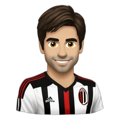 Ricardo Kaká en el milan sticker
