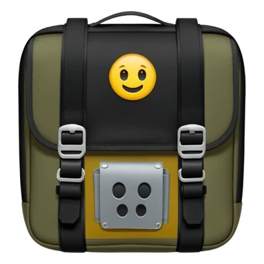 black military pouch sticker