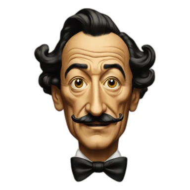 Salvadore dali sticker