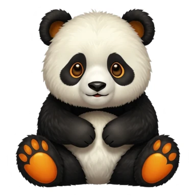 panda that is amber sticker
