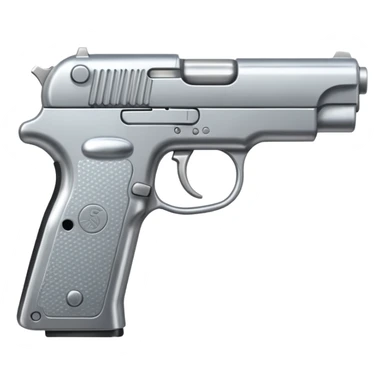 silver gun sticker