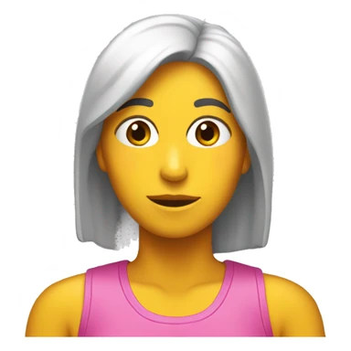 Chica con un gran tr sticker