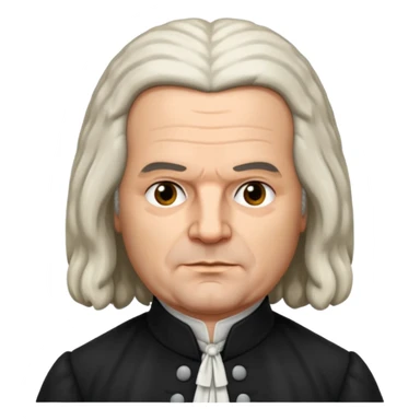 johann sebastian bach german sticker