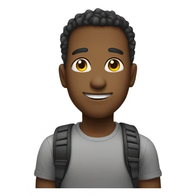 awkward smile sticker