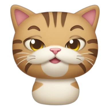 Cat + concombre sticker