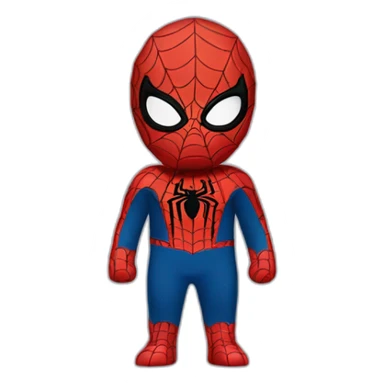 Harry Potter wear spider man costume sticker