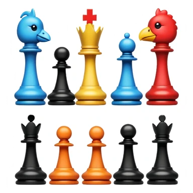 Chess flappy bird sticker