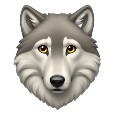 Un. Loup sticker