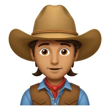 fly hat cowboy  sticker