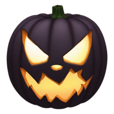 venom jack-o-lantern sticker
