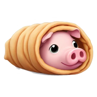 Pig in a blanket sticker