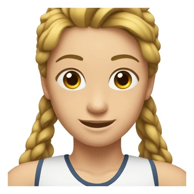 Una gimnasta rítmica  sticker