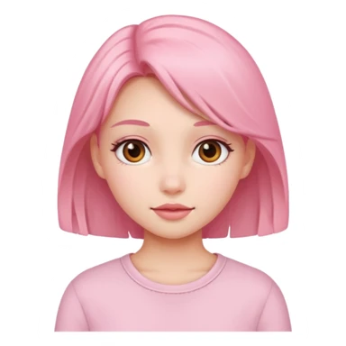 Pink hot cute sticker