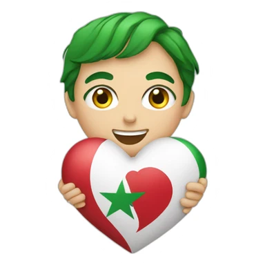 heart algeria sticker