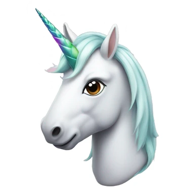 Unicorn with elf ears sticker