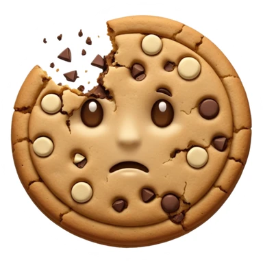 Make a broken cookie 🍪 sticker