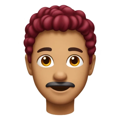 Burgundy heard sticker