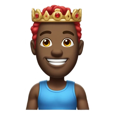 Blue Genie from aladdin  sticker