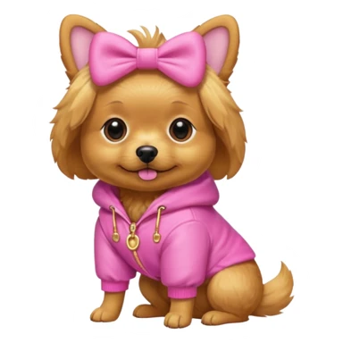 Juicy Couture dog  sticker