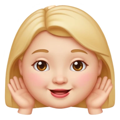 Cute emoji femal chubby sticker