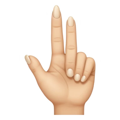 Bent middle finger sticker