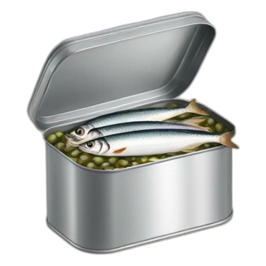 sardines in a tin sticker