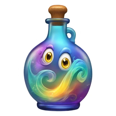 genie in bottle sticker