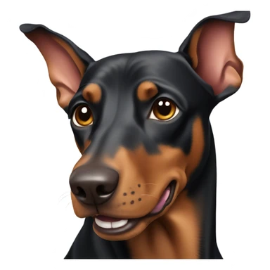 Doberman pinscher sticker